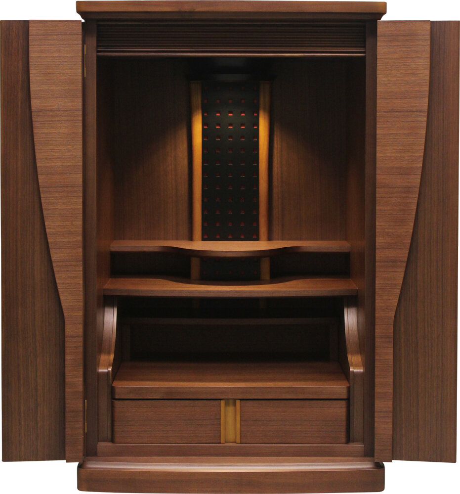 ポポロN ウォールナット | 仏壇 | 商品一覧 | 愛知県(名古屋)の仏壇